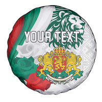 Personalized Bulgaria Independence Day Spare Tire Cover Suedinenieto Pravi Silata Folk Pattern