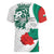 Personalized Bulgaria Independence Day Women V-Neck T-Shirt Suedinenieto Pravi Silata Folk Pattern