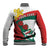 Personalized Bulgaria Unification Day Baseball Jacket Lion Rampant Red Rose