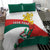 Personalized Bulgaria Unification Day Bedding Set Lion Rampant Red Rose