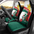 Personalized Bulgaria Unification Day Car Seat Cover Lion Rampant Red Rose