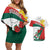 Personalized Bulgaria Unification Day Couples Matching Off Shoulder Short Dress and Hawaiian Shirt Lion Rampant Red Rose