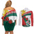 Personalized Bulgaria Unification Day Couples Matching Off Shoulder Short Dress and Long Sleeve Button Shirt Lion Rampant Red Rose