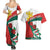 Personalized Bulgaria Unification Day Couples Matching Summer Maxi Dress and Hawaiian Shirt Lion Rampant Red Rose