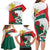 Personalized Bulgaria Unification Day Family Matching Long Sleeve Bodycon Dress and Hawaiian Shirt Lion Rampant Red Rose
