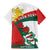 Personalized Bulgaria Unification Day Family Matching Mermaid Dress and Hawaiian Shirt Lion Rampant Red Rose