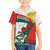 Personalized Bulgaria Unification Day Family Matching Off The Shoulder Long Sleeve Dress and Hawaiian Shirt Lion Rampant Red Rose