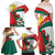 Personalized Bulgaria Unification Day Family Matching Off Shoulder Maxi Dress and Hawaiian Shirt Lion Rampant Red Rose