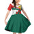 Personalized Bulgaria Unification Day Family Matching Off Shoulder Short Dress and Hawaiian Shirt Lion Rampant Red Rose