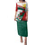 Personalized Bulgaria Unification Day Family Matching Puletasi and Hawaiian Shirt Lion Rampant Red Rose
