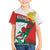 Personalized Bulgaria Unification Day Family Matching Puletasi and Hawaiian Shirt Lion Rampant Red Rose