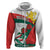 Personalized Bulgaria Unification Day Hoodie Lion Rampant Red Rose