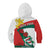 Personalized Bulgaria Unification Day Kid Hoodie Lion Rampant Red Rose