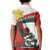 Personalized Bulgaria Unification Day Kid Polo Shirt Lion Rampant Red Rose