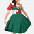 Personalized Bulgaria Unification Day Kid Short Sleeve Dress Lion Rampant Red Rose