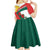 Personalized Bulgaria Unification Day Kid Short Sleeve Dress Lion Rampant Red Rose