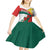 Personalized Bulgaria Unification Day Kid Short Sleeve Dress Lion Rampant Red Rose