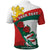 Personalized Bulgaria Unification Day Polo Shirt Lion Rampant Red Rose