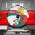 Personalized Bulgaria Unification Day Spare Tire Cover Lion Rampant Red Rose