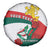 Personalized Bulgaria Unification Day Spare Tire Cover Lion Rampant Red Rose