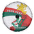 Personalized Bulgaria Unification Day Spare Tire Cover Lion Rampant Red Rose
