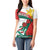 Personalized Bulgaria Unification Day Women Polo Shirt Lion Rampant Red Rose
