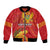 Personalized Montenegro Independence Day Bomber Jacket Coat Of Arms With Mimoza