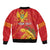 Personalized Montenegro Independence Day Bomber Jacket Coat Of Arms With Mimoza