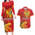 Personalized Montenegro Independence Day Couples Matching Long Sleeve Bodycon Dress and Hawaiian Shirt Coat Of Arms With Mimoza