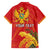 Personalized Montenegro Independence Day Family Matching Summer Maxi Dress and Hawaiian Shirt Coat Of Arms With Mimoza