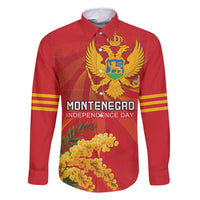 Personalized Montenegro Independence Day Family Matching Summer Maxi Dress and Hawaiian Shirt Coat Of Arms With Mimoza