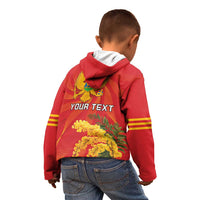Personalized Montenegro Independence Day Kid Hoodie Coat Of Arms With Mimoza