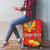 Personalized Montenegro Independence Day Luggage Cover Coat Of Arms With Mimoza
