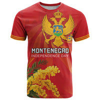 Personalized Montenegro Independence Day T Shirt Coat Of Arms With Mimoza