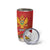 Personalized Montenegro Independence Day Tumbler Cup Coat Of Arms With Mimoza
