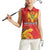 Personalized Montenegro Independence Day Women Sleeveless Polo Shirt Coat Of Arms With Mimoza
