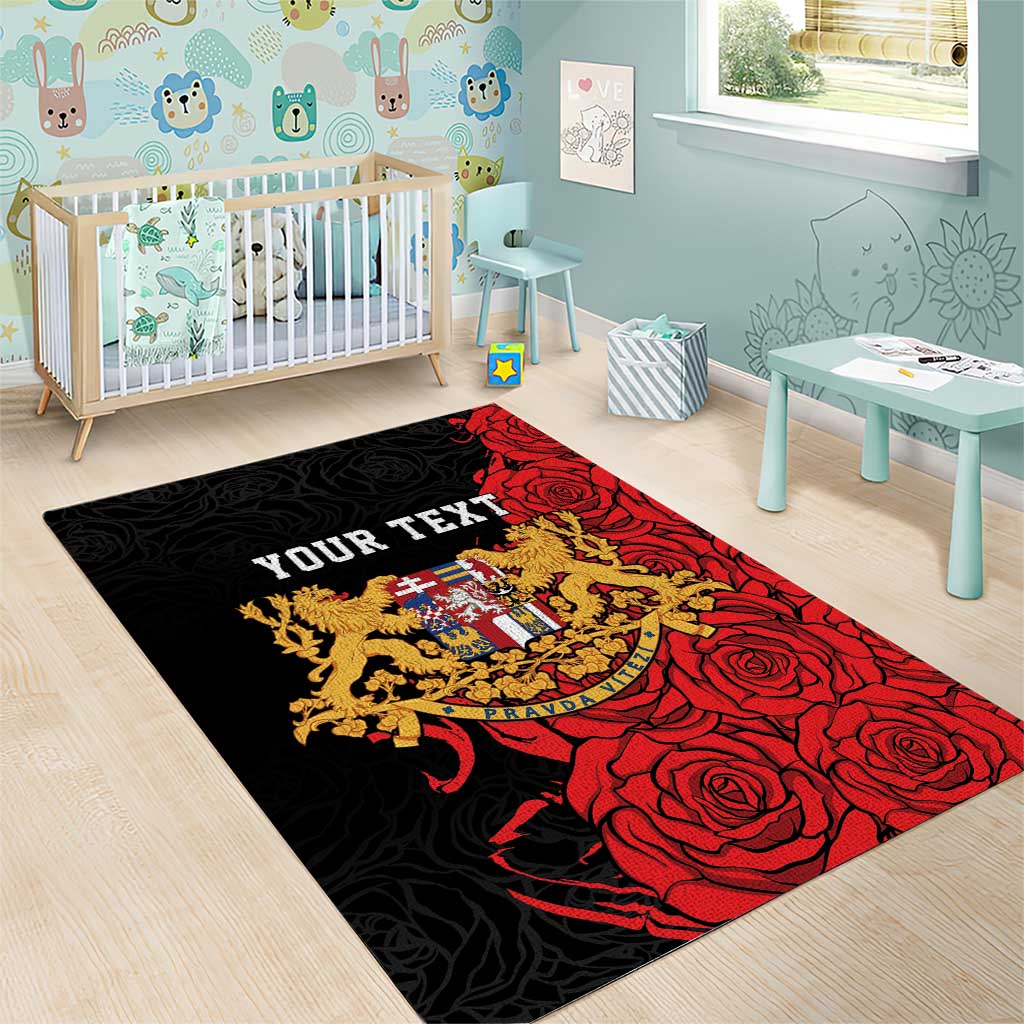 Personalized Czech Republic Independence Day Area Rug Washingtonska deklarace