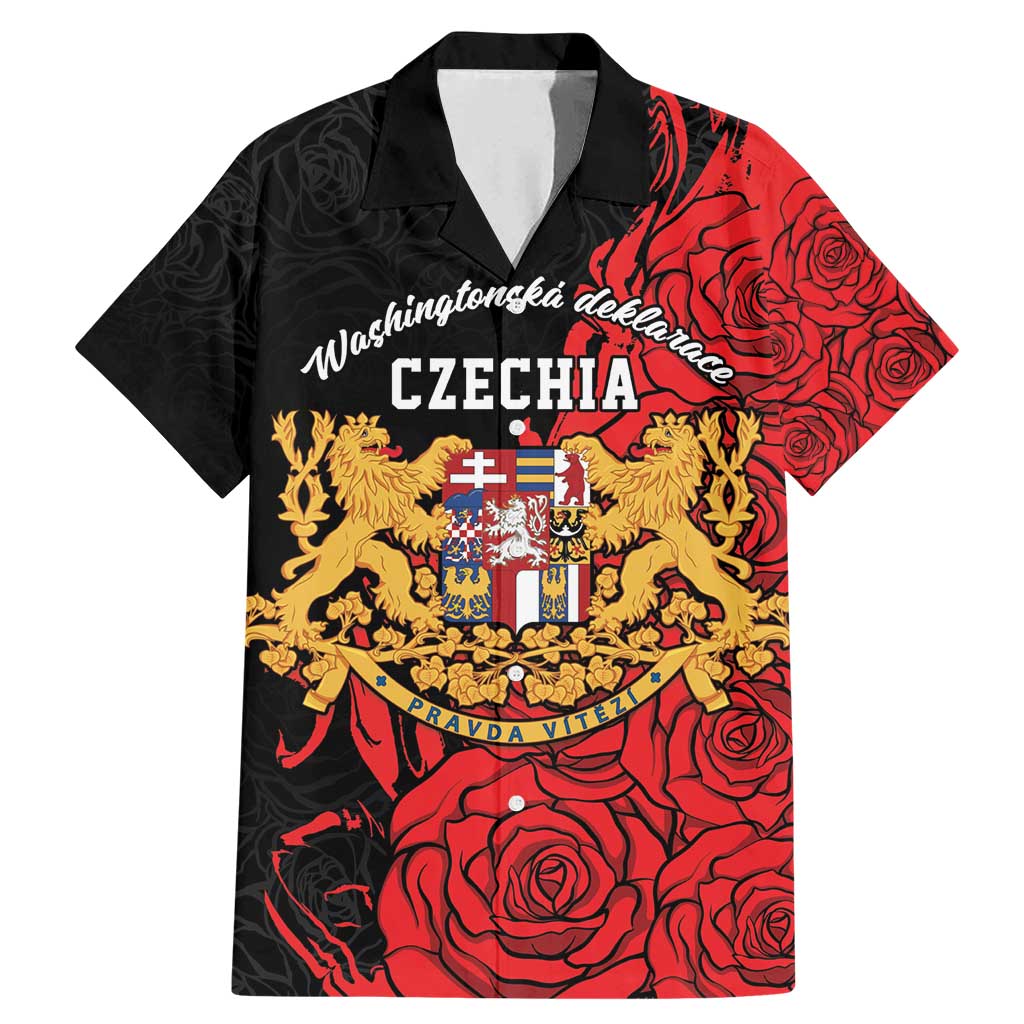 Personalized Czech Republic Independence Day Family Matching Mermaid Dress and Hawaiian Shirt Washingtonska deklarace