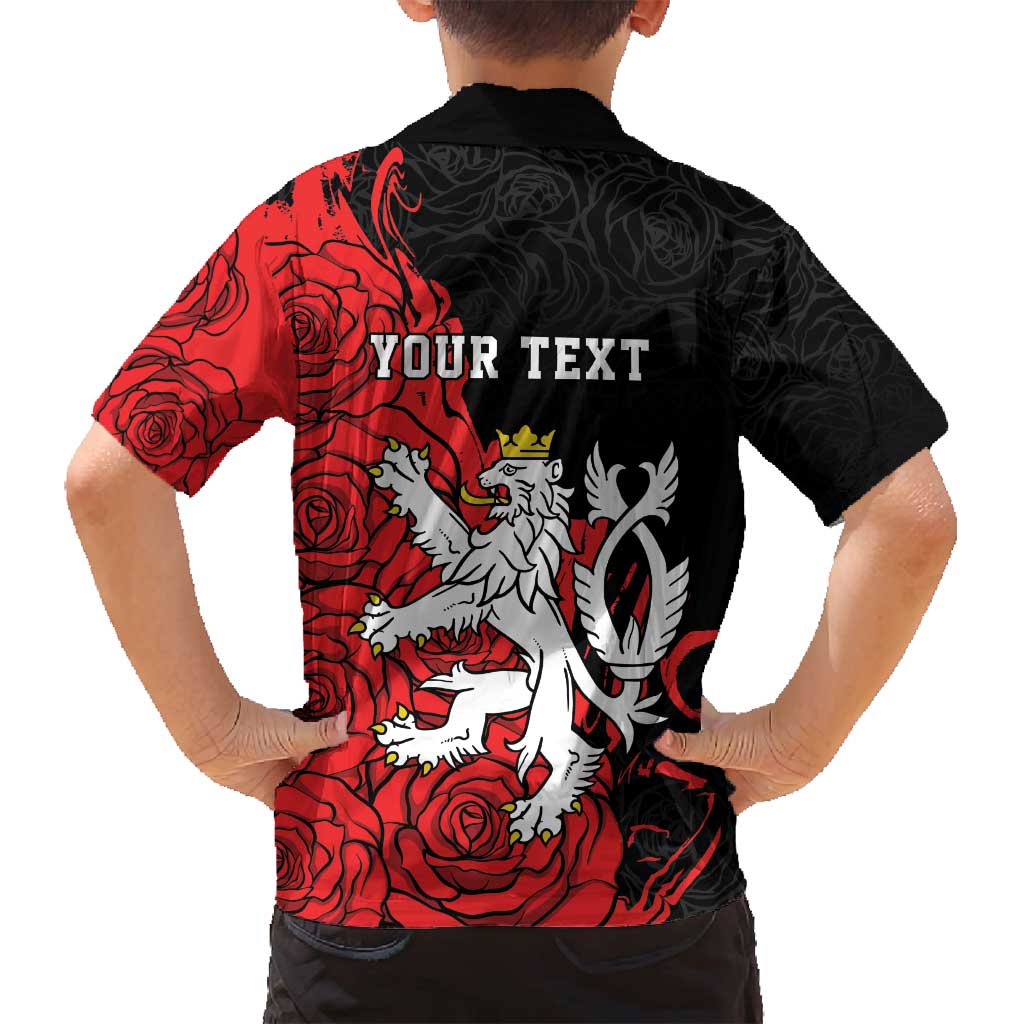 Personalized Czech Republic Independence Day Family Matching Puletasi and Hawaiian Shirt Washingtonska deklarace