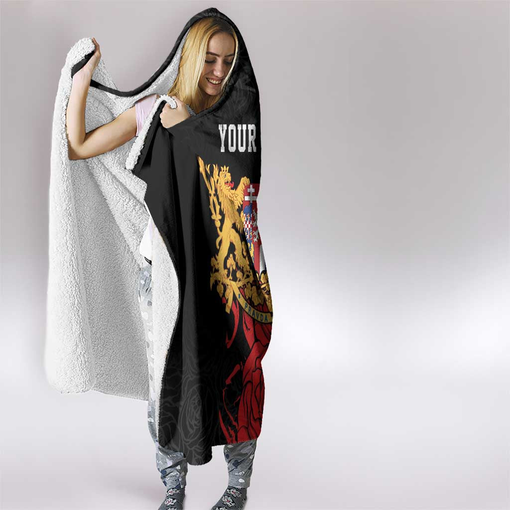 Personalized Czech Republic Independence Day Hooded Blanket Washingtonska deklarace