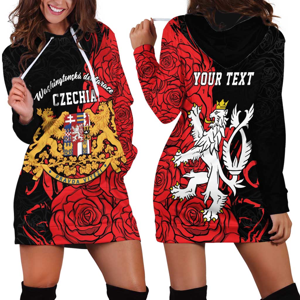 Personalized Czech Republic Independence Day Hoodie Dress Washingtonska deklarace