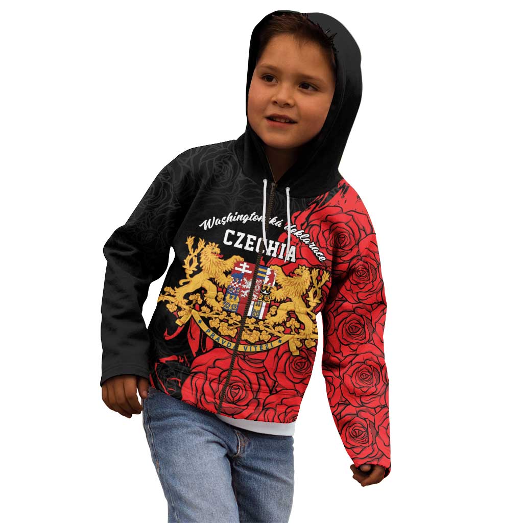 Personalized Czech Republic Independence Day Kid Hoodie Washingtonska deklarace