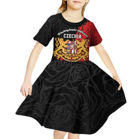 Personalized Czech Republic Independence Day Kid Short Sleeve Dress Washingtonska deklarace
