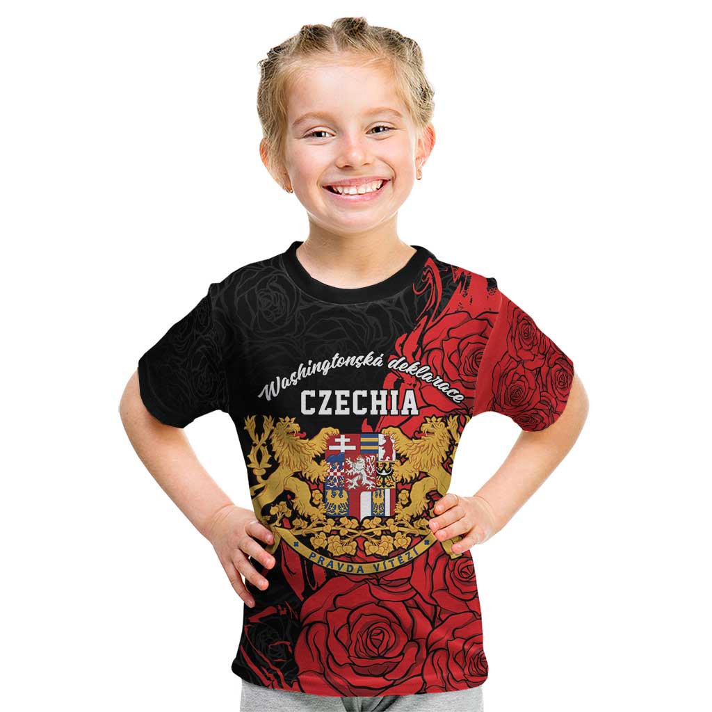 Personalized Czech Republic Independence Day Kid T Shirt Washingtonska deklarace