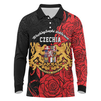 Personalized Czech Republic Independence Day Long Sleeve Polo Shirt Washingtonska deklarace