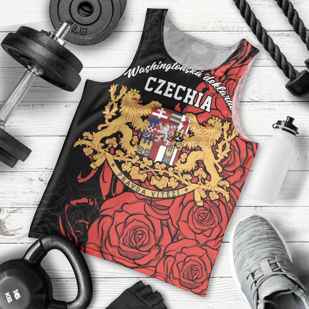 Personalized Czech Republic Independence Day Men Tank Top Washingtonska deklarace