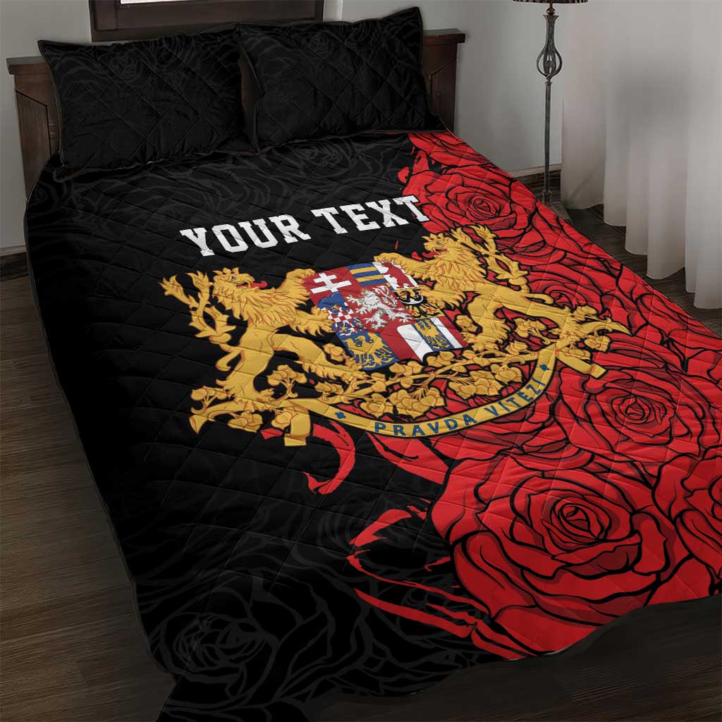 Personalized Czech Republic Independence Day Quilt Bed Set Washingtonska deklarace