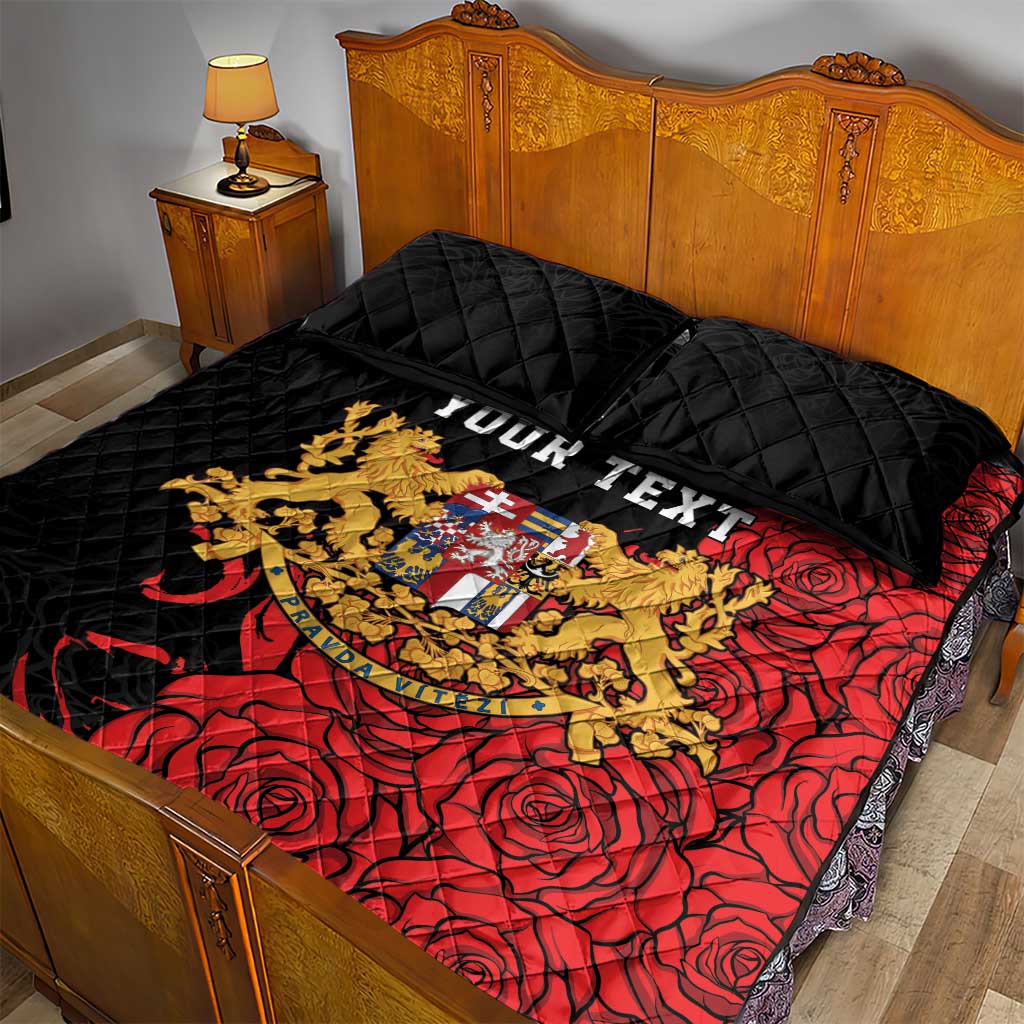 Personalized Czech Republic Independence Day Quilt Bed Set Washingtonska deklarace