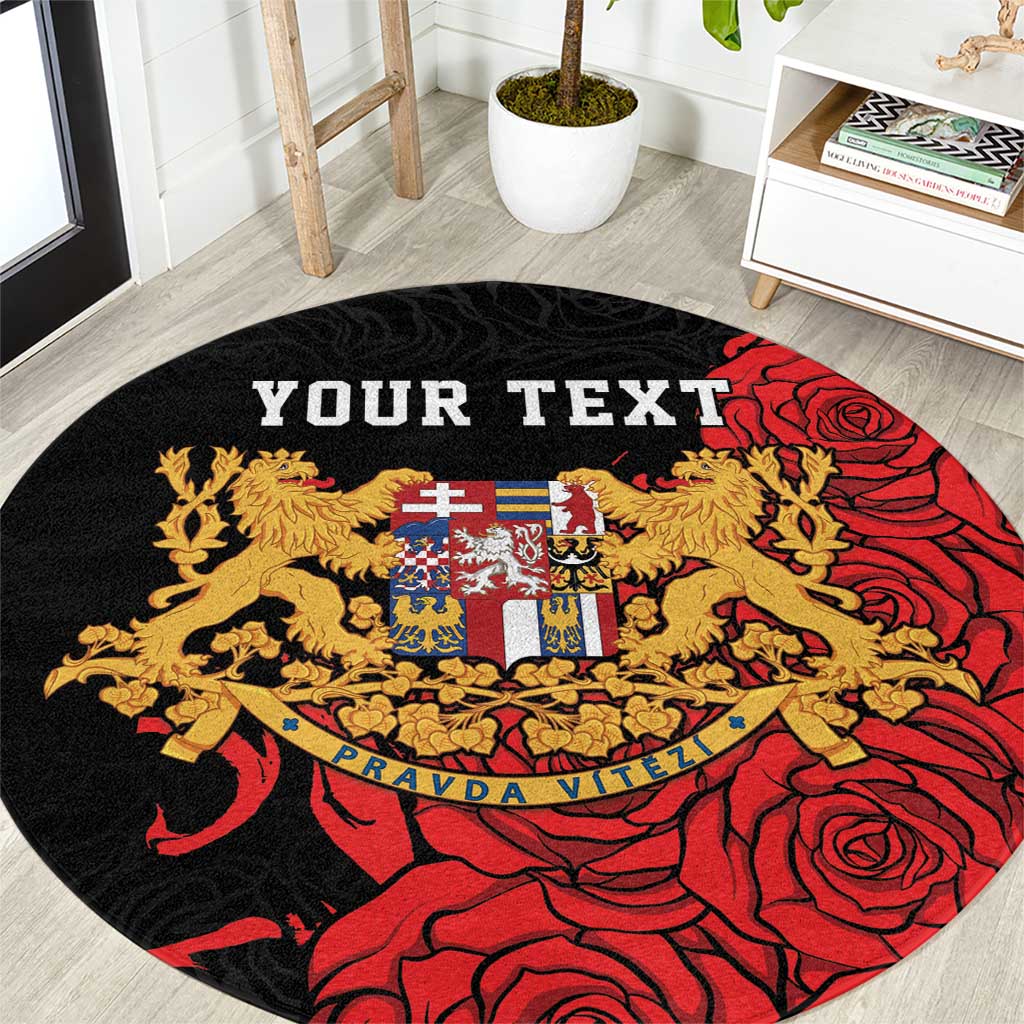 Personalized Czech Republic Independence Day Round Carpet Washingtonska deklarace