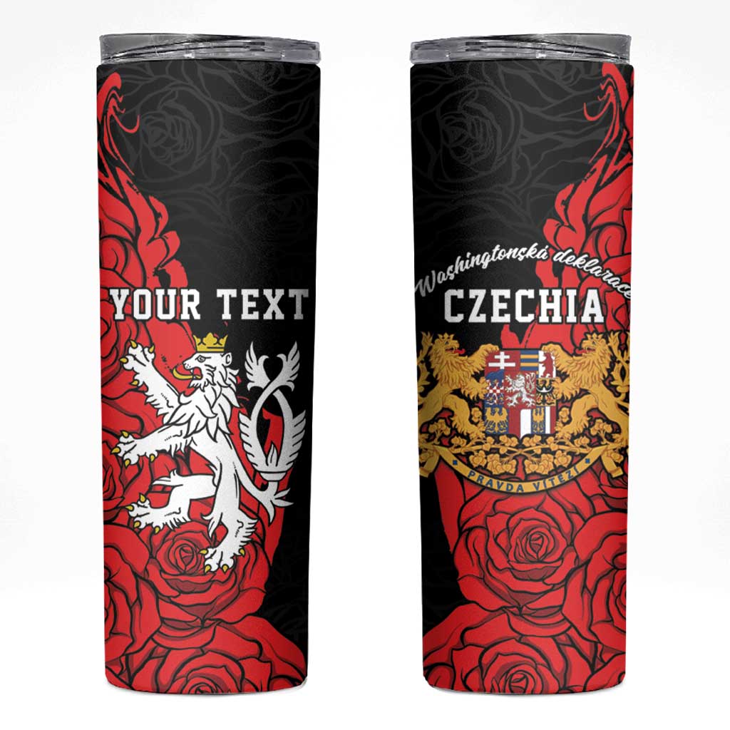 Personalized Czech Republic Independence Day Skinny Tumbler Washingtonska deklarace